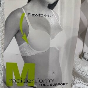 NWT! Maidenform Flex To Fit Full support Underwire Cream Bra Size 40DD